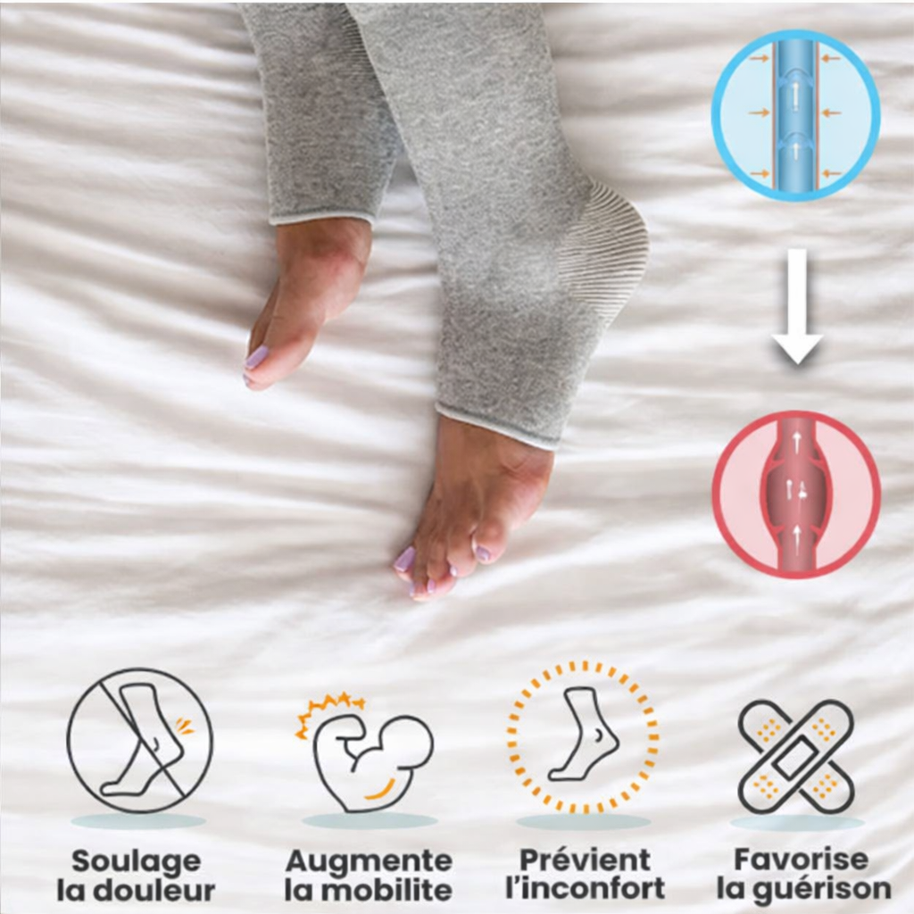 Chaussettes de Compression en Bambou